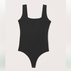 Abercrombie & Fitch Black Sleeveless bodysuit